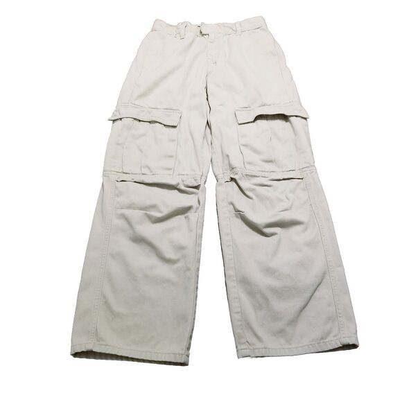 Levi's Pants - Levi's Silvertab Cargo Pants Women's Size 14 Cream 100% Cotton Vtg 1999 (27×28)